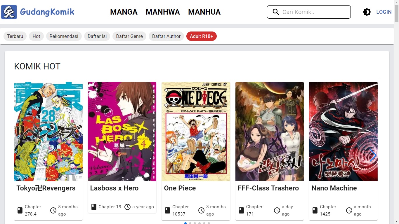 Gudang Komik Apk Baca Manga Terlengkap