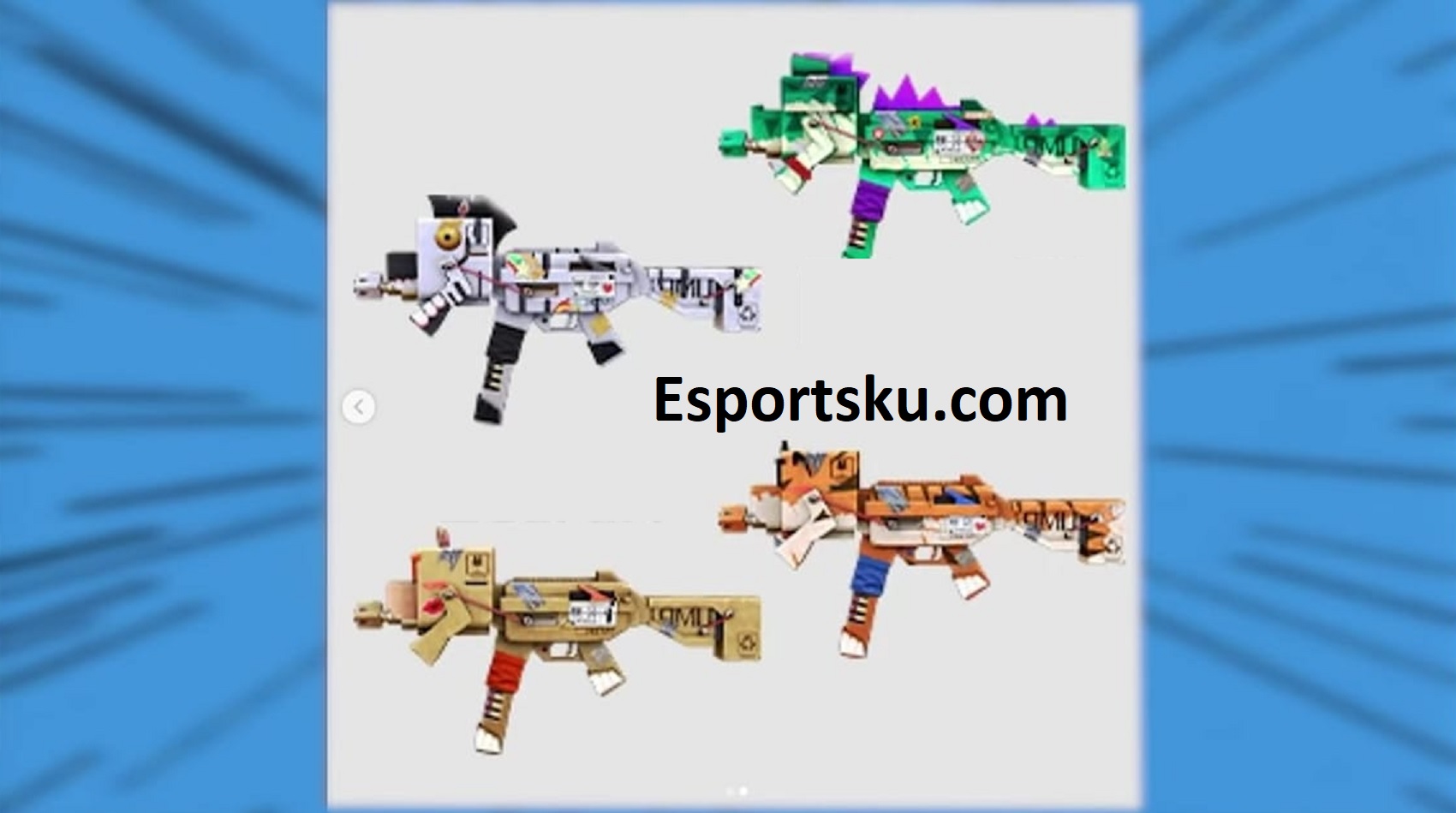 Skin Incubator UMP Terbaru Free Fire FF 2021 Esportsku