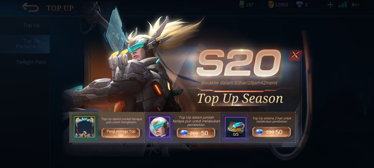 Cara Mendapatkan Hadiah Event Top Up S Mobile Legends Ml Esportsku