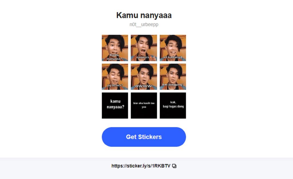 Sticker Kamu Nanya WA Dilan KW, Ini Cara Downloadnya!