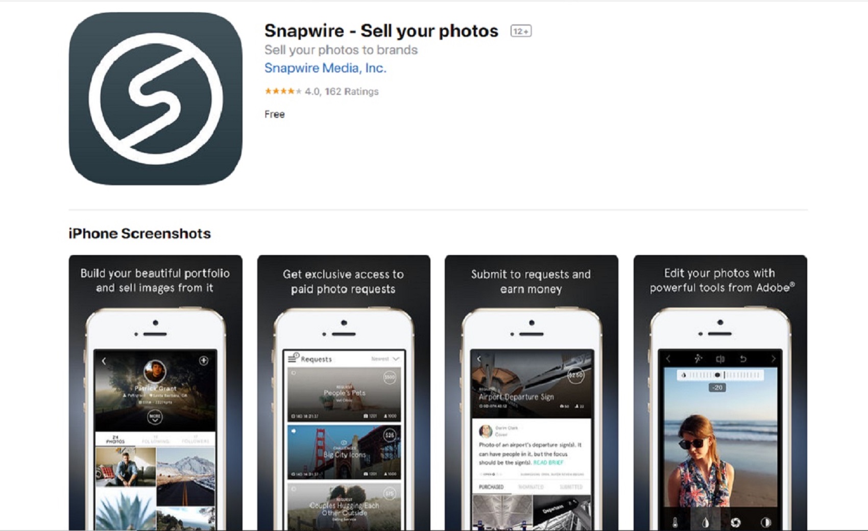 Apk SnapWire Sell Your Photos