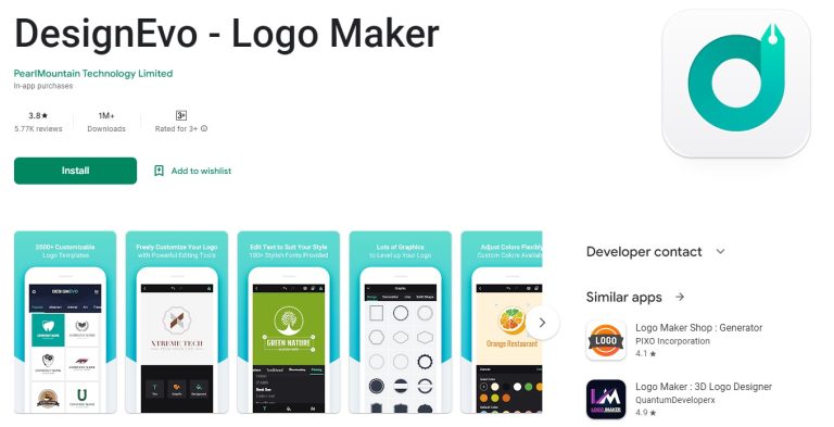 Aplikasi Design Evo Editor, Tempat Pembuat Logo!