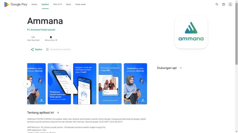 Ammana APK, Aplikasi Pinjam Uang Legal?