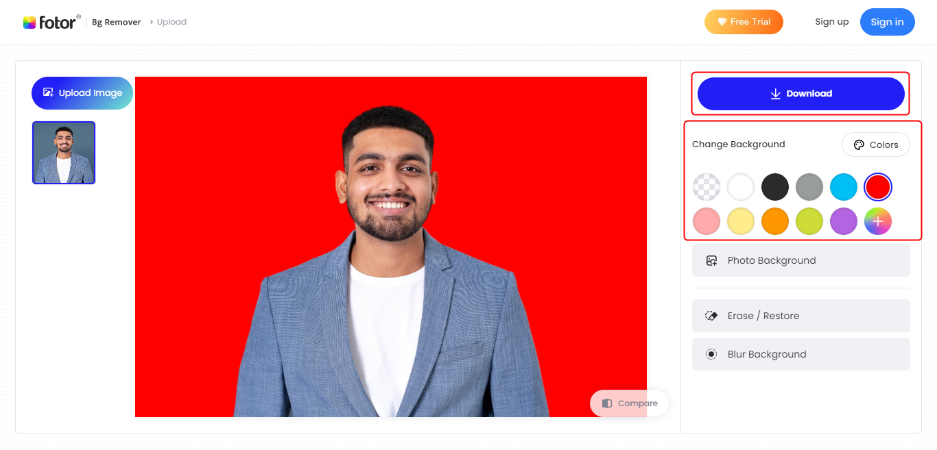 Cara Edit Background Merah Online Tanpa Aplikasi Gratis, Lihat Caranya!