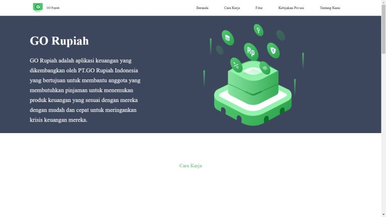 GO Rupiah APK, Pinjol Mudah Cair Legal?