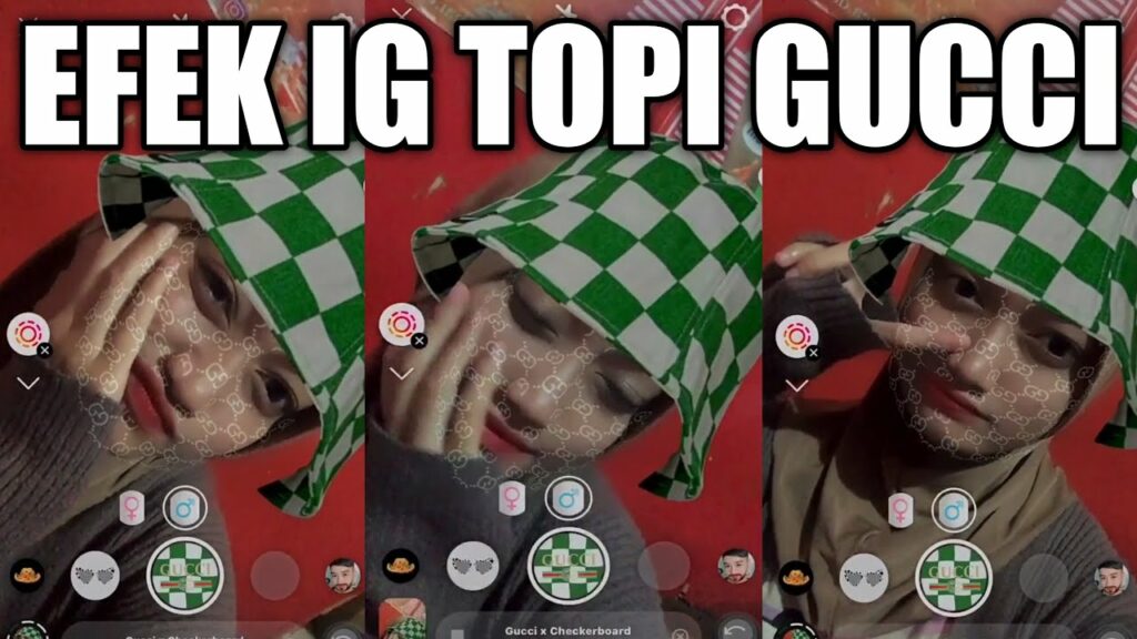 Filter Instagram Topi Gucci yang Viral, Buruan Coba!