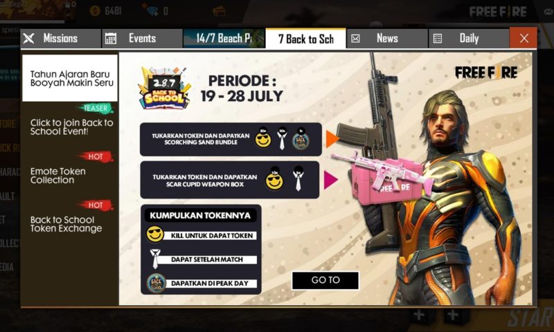 Event Back To School Free Fire
