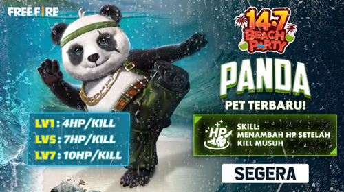 Kemampuan Pet Panda Di Free Fire