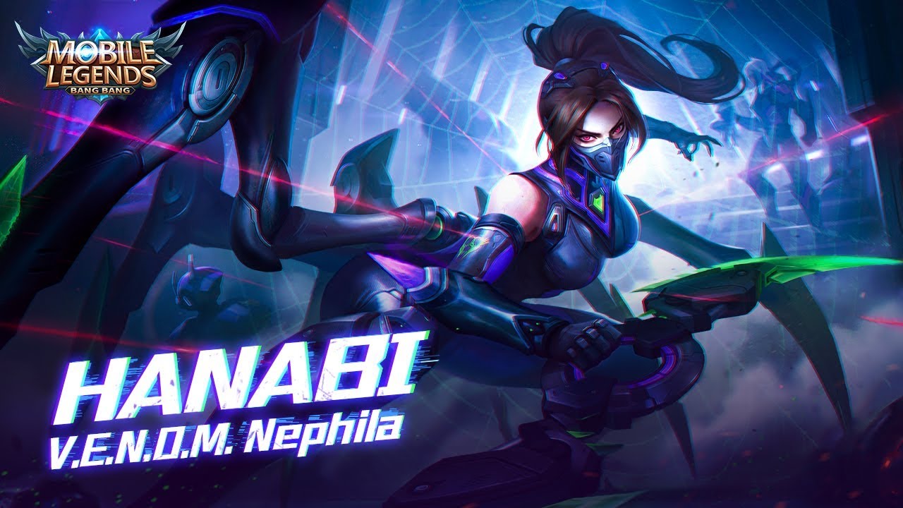 Piel de Hanabi después de la piel de Venom Mobile Legends