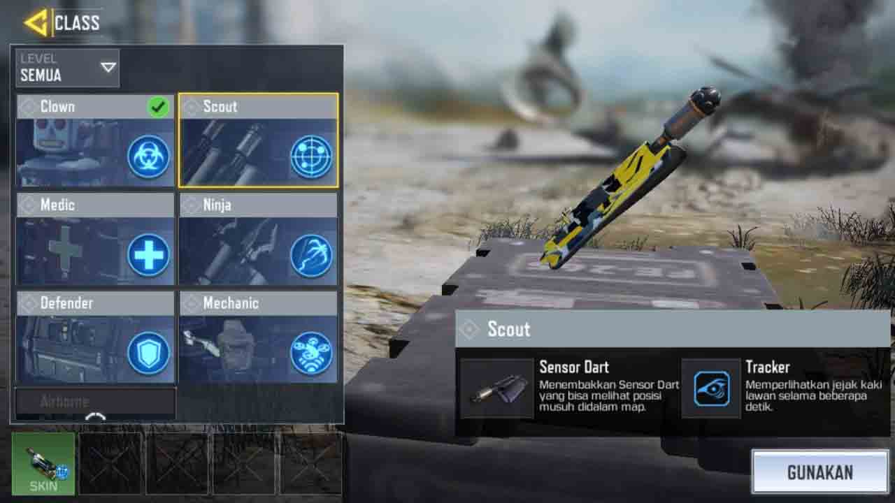 Class Scout Call of Duty Mobile.