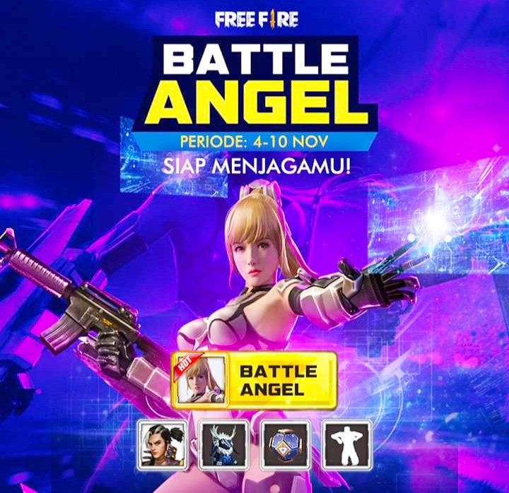 Event Web FF Bisa Dapat Bundle Battle Angel Free Fire!