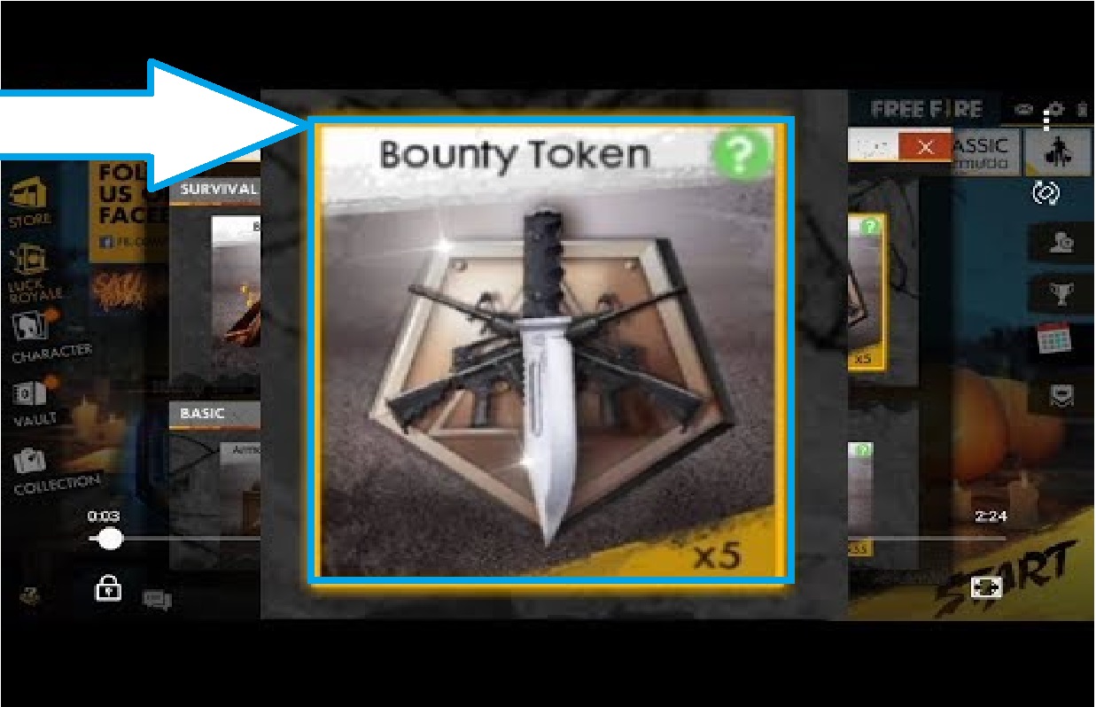 Guide Item FF Bounty Hunter Loadout Free Fire