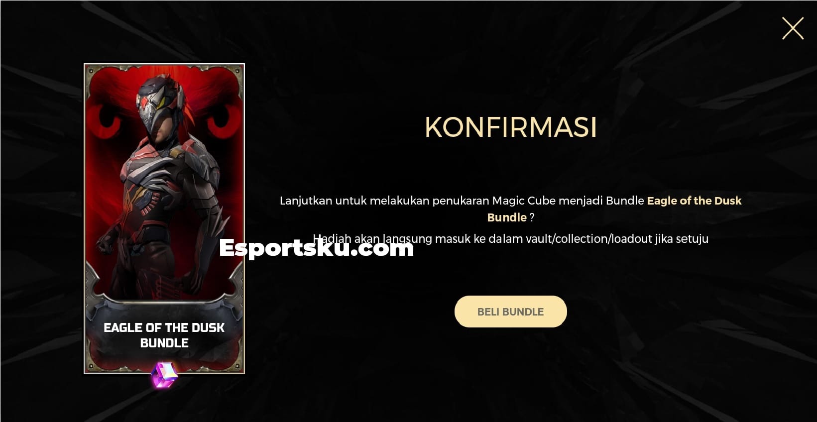 Cara Mendapatkan Bundle Ff Eagle Magic Shop Januari 2020 Esportsku