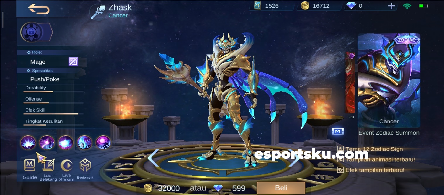 Zodiac ML Skins There are 12 Hero Skins in Mobile Legends 2020!