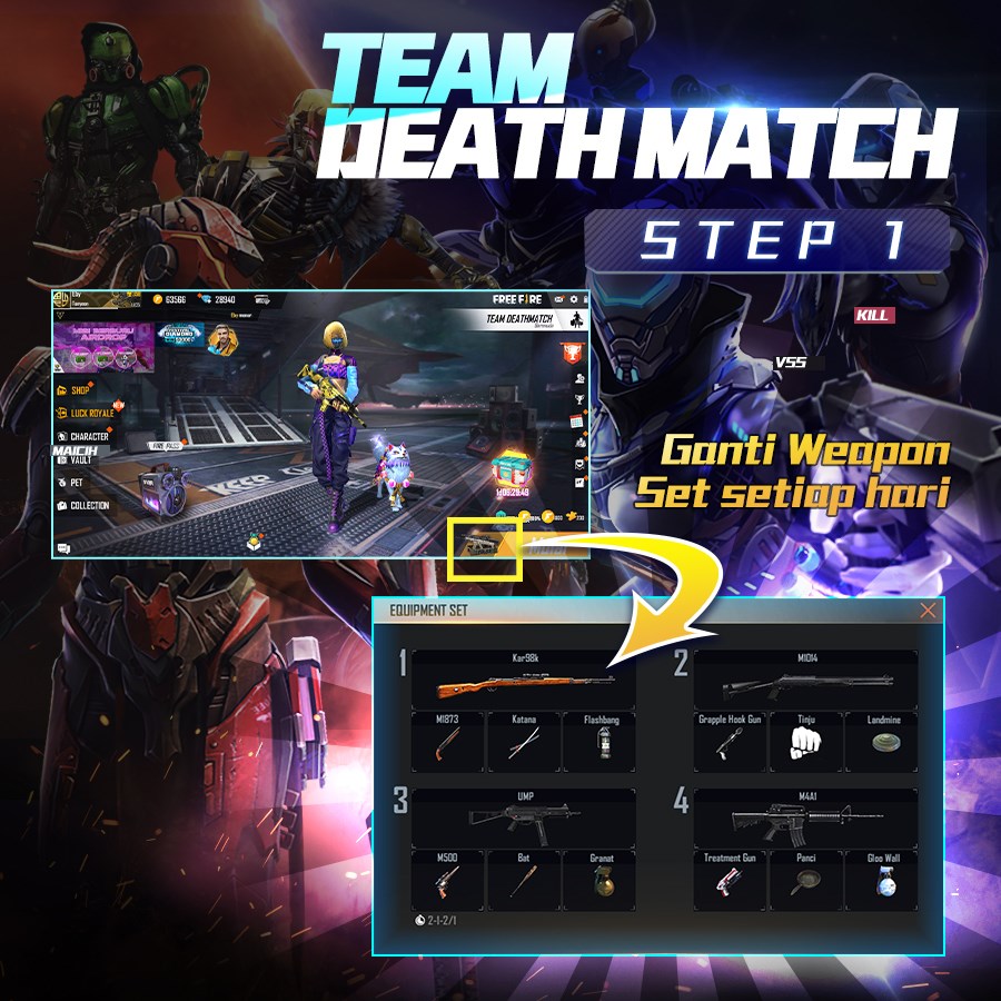 Link Update Terbaru Free Fire Juni 2023 Cara Menang Mode FF Deathmatch Terbaru Free Fire 2020 – Esportsku