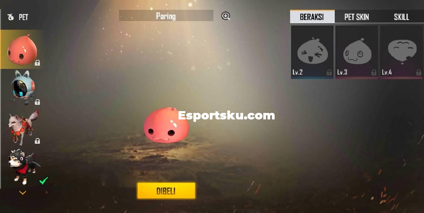 Pet Poring FF Terbaru Hadir Febuari 2020 Free Fire, Gratis?