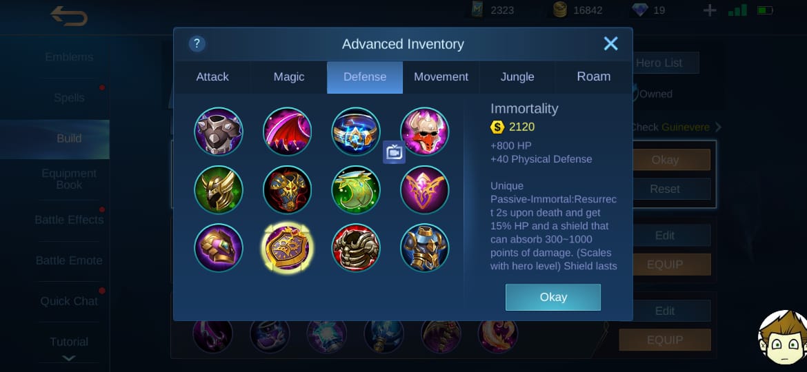 Inmortality Mobile Legends, ML Resurrection Item!