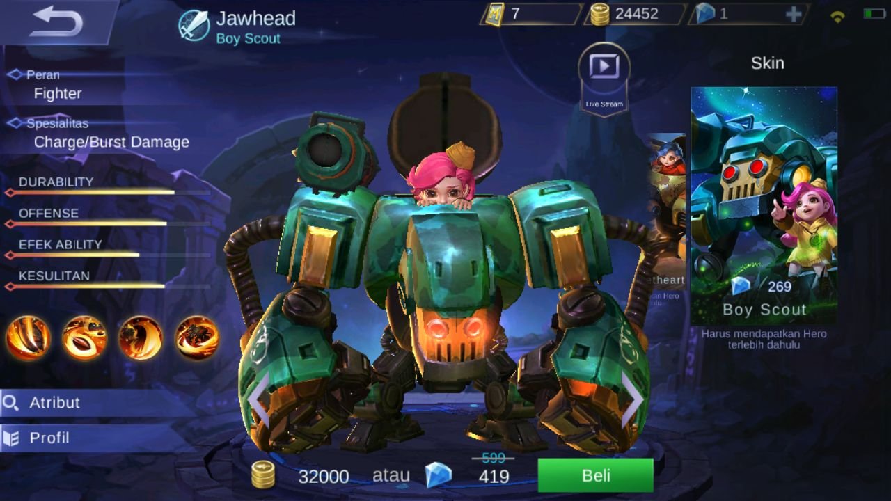 Jawhead Assassin Mobile Legends, Build ML, Emblem, Gameplay