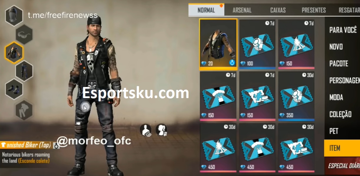 Leaked Latest And Ferocious Ff Biker Bundle For Free Fire So Cool Game News