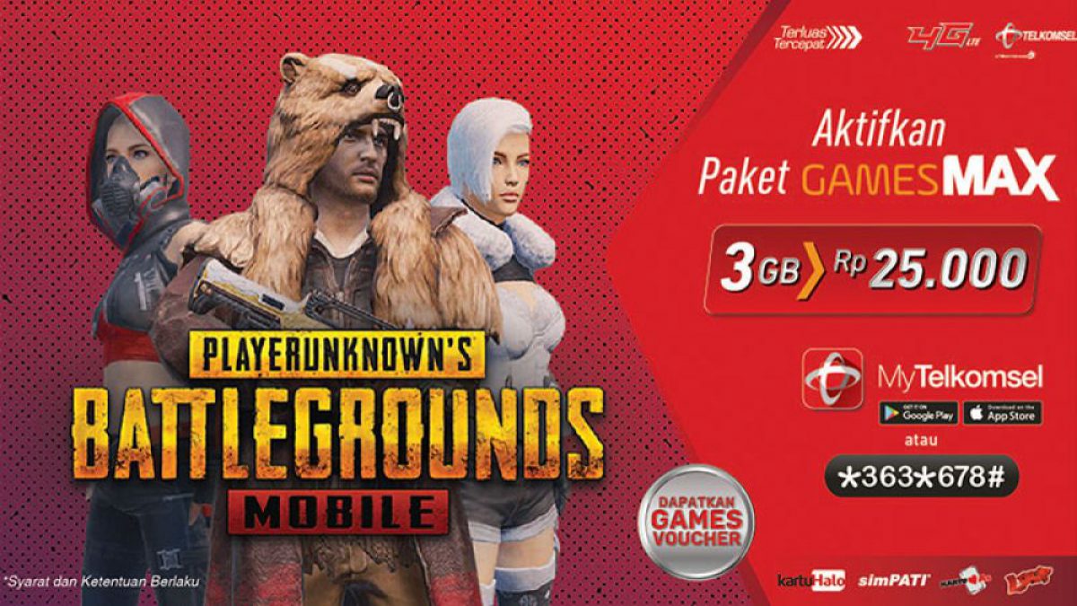 Kuota Gamesmax Telkomsel Paket Game Untuk Main Pubgm Ml Dan Free Fire Esportsku