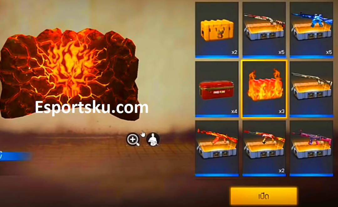 The Latest Free Fire 2021 Gloo Wall Skin FF Lava Fire, So Cool