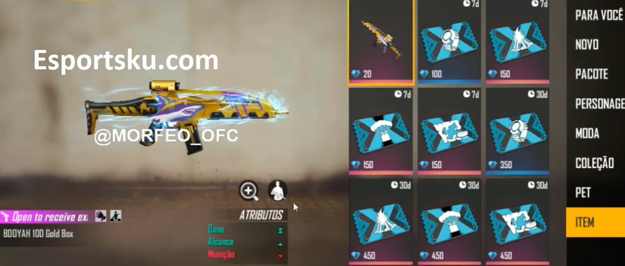 The Latest XM8 FF Weapon Skin with Shark Motif in Free Fire Summer