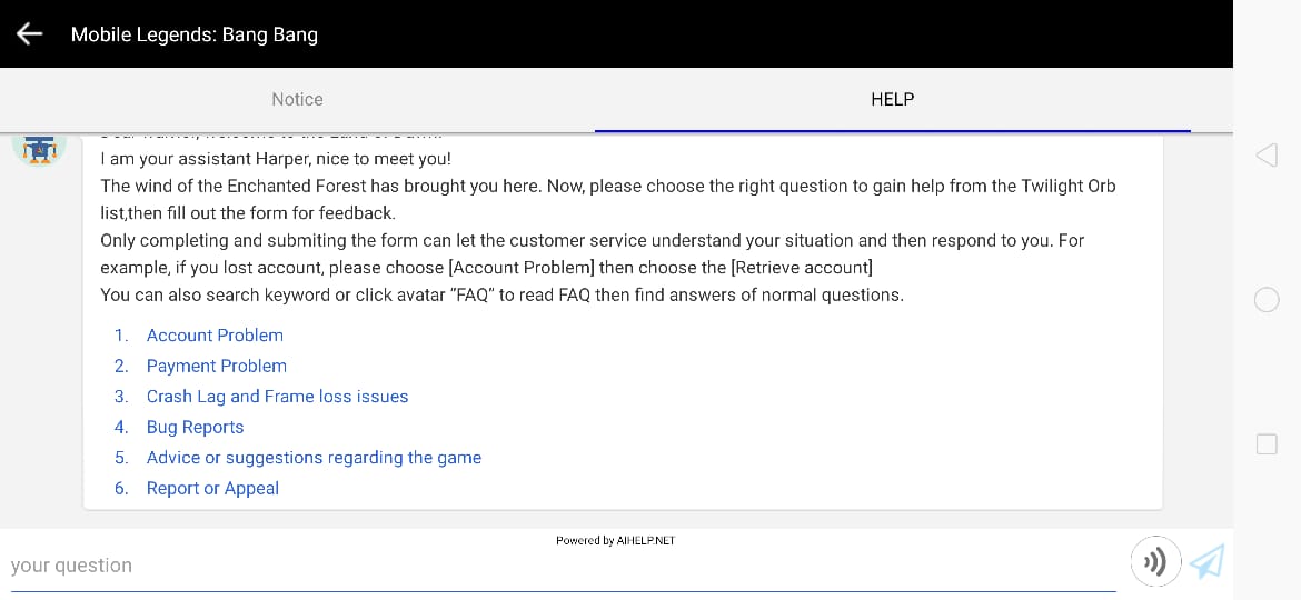 How To Contact mobile legends customer service