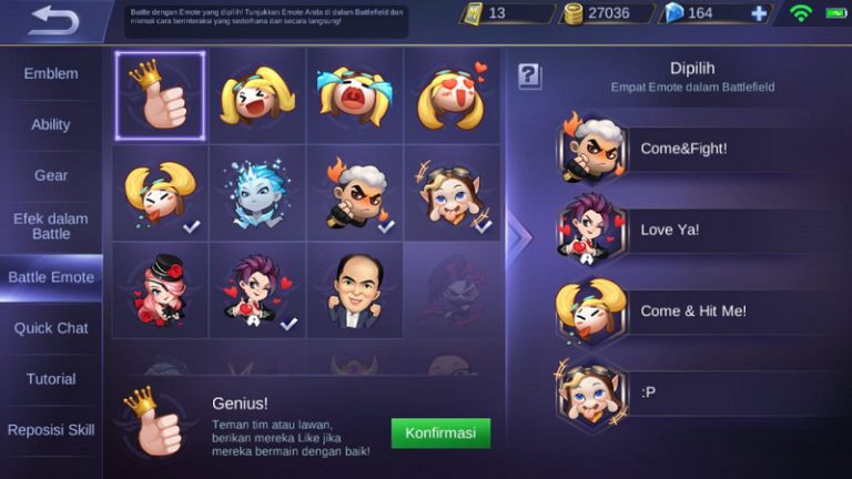 Script Mod ML Battle Emote Gratis Mobile Legends, Bahaya