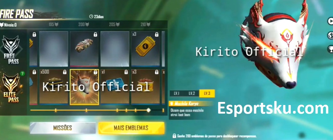 Bocoran Elite Pass FF Season Ke 25 Free Fire