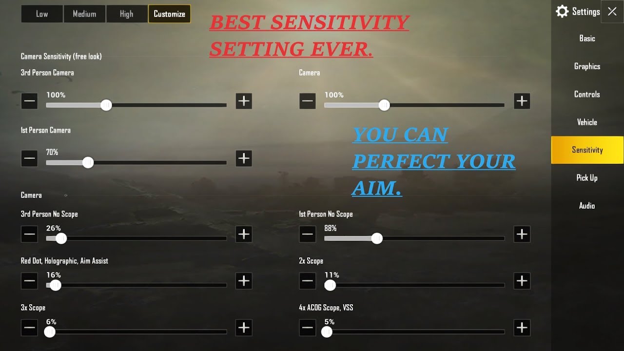 How To Find The Best Sensitivity For Pubg Mobile Online Games