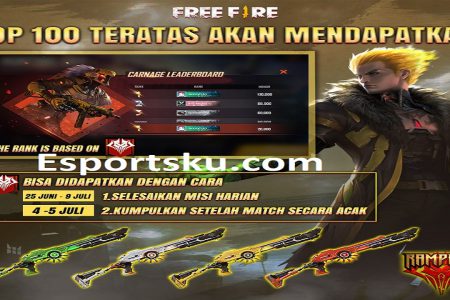 6 Gun Skin Primadona Bagi Pemain Free Fire