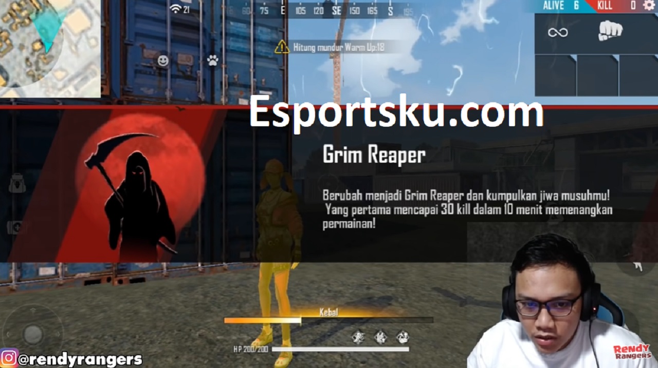 Grim Reaper Free Fire Di Rampage Ff Juni 2020 Dewa Kematian