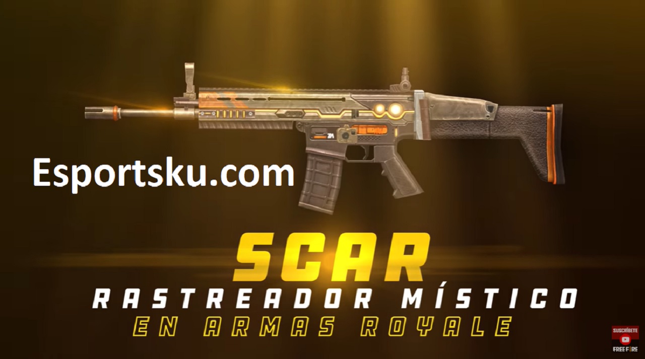 4 Skin SCAR Free Fire Peningkat Rate Of Fire FF Esportsku