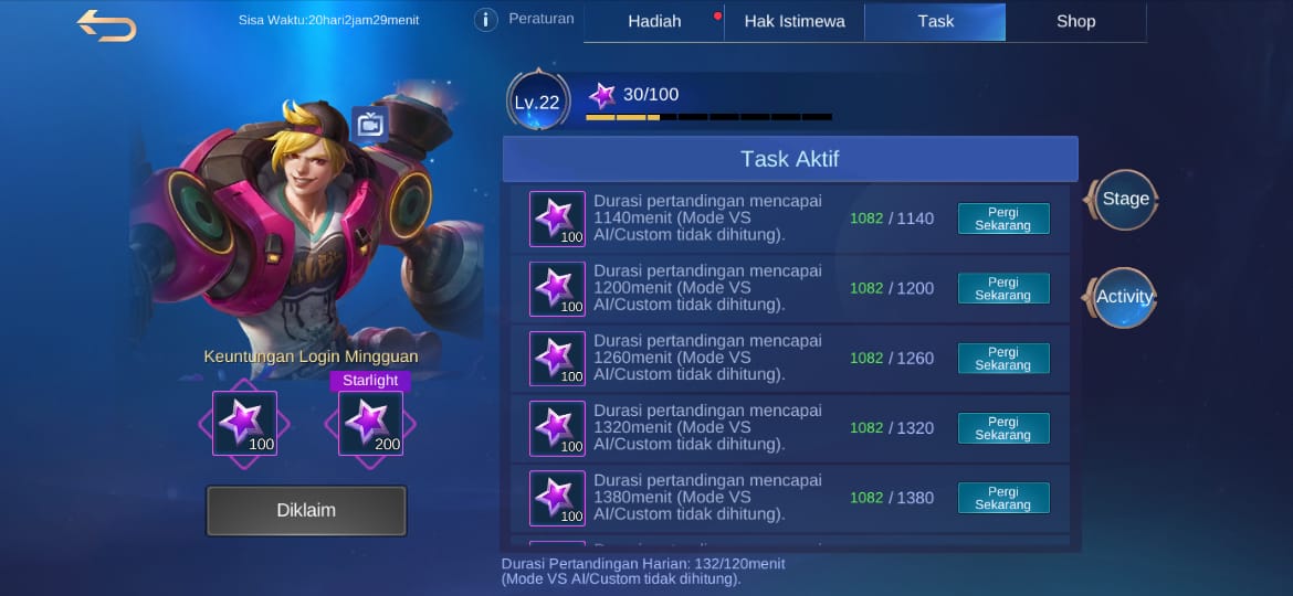 How to Complete ML Starlight Member Mobile Legends Missions