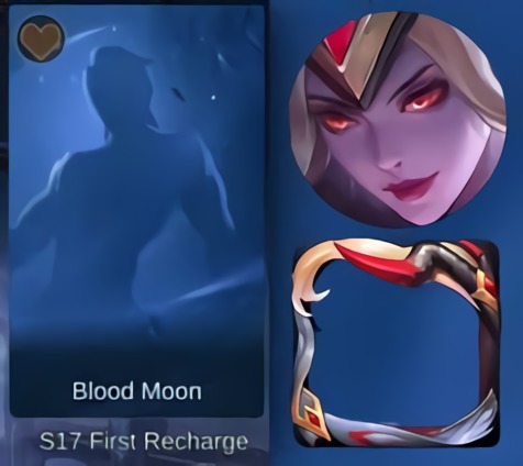 Karina Blood Moon Mobile Legends, Skin ML First Recharge Season 17