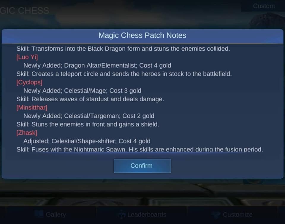 Actualización de la temporada 2 Magic Chess Mobile Legends, ¿qué hay?