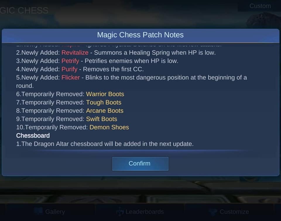 Actualización de la temporada 2 Magic Chess Mobile Legends, ¿qué hay?