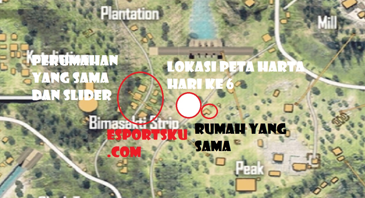 Free Fire Map Location Day 6 Elite Pass 25 Bermuda Ff Game News