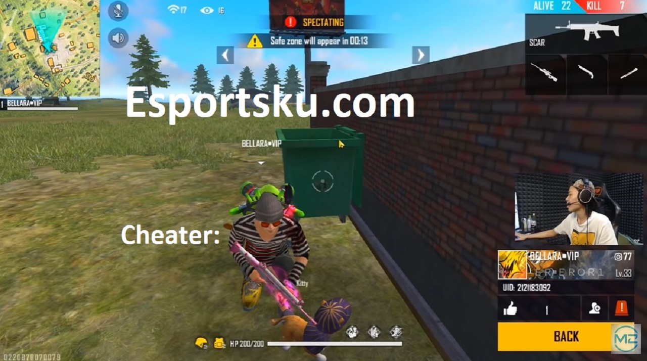 Player Ini Nekat Cheat Free Fire Saat Live Streaming FF! – Esportsku