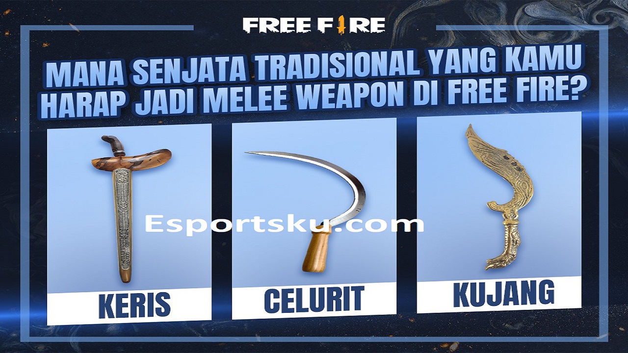 Ada Celurit di Free Fire, Pemain FF Auto Tawuran!