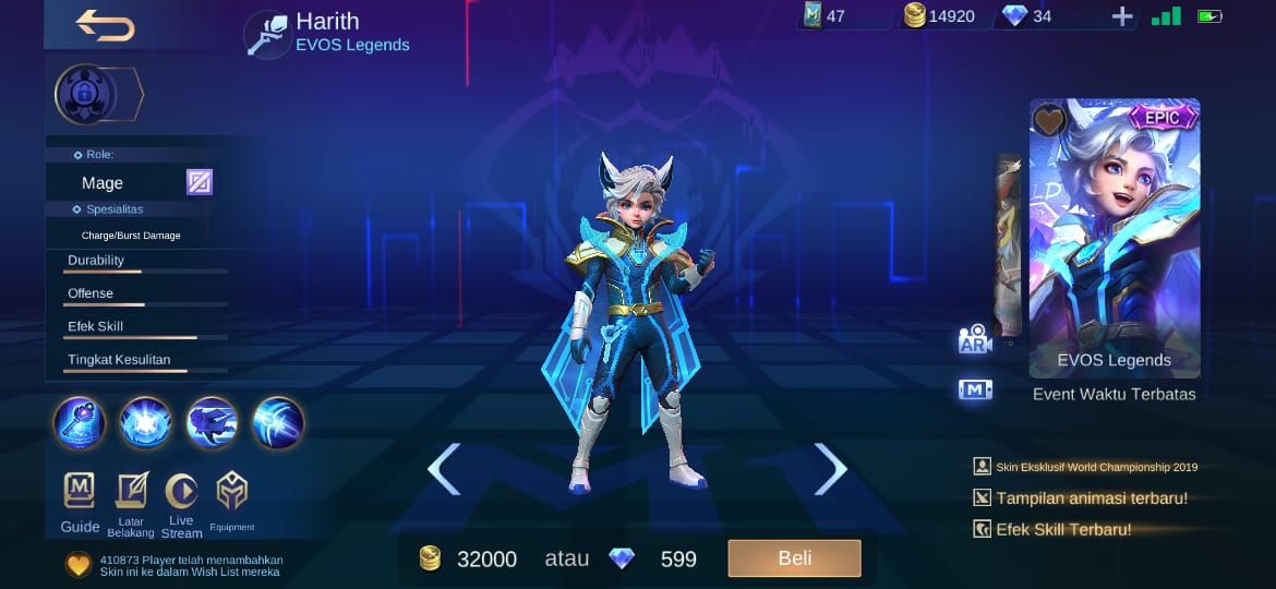 La piel épica más genial de Mobile Legends