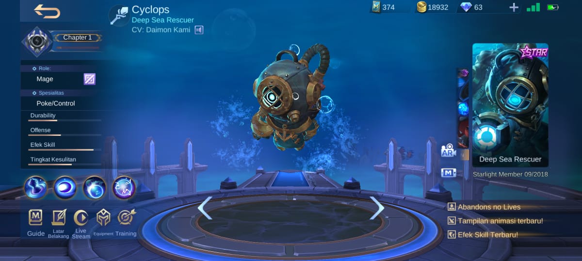 skin cyclops mobile legends