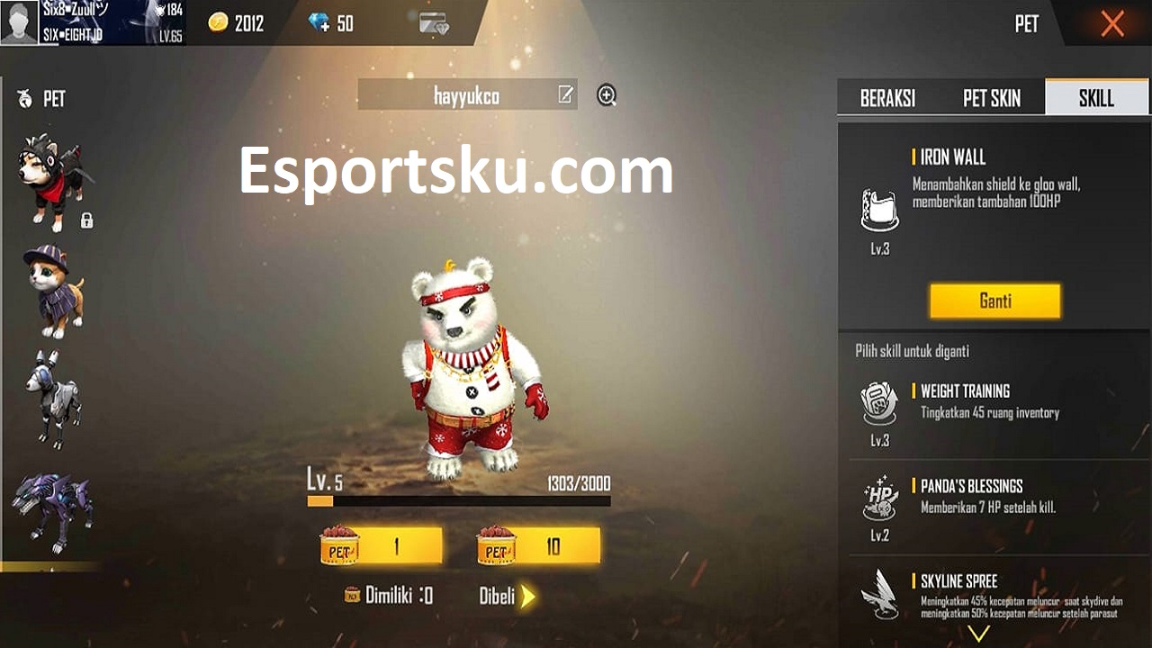Pet 2 Skill Features