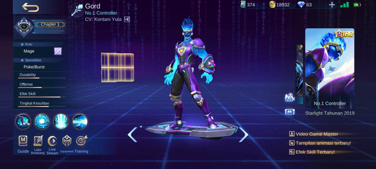 Cómo obtener Skin Gord No.1 Controller Mobile Legends (ML)