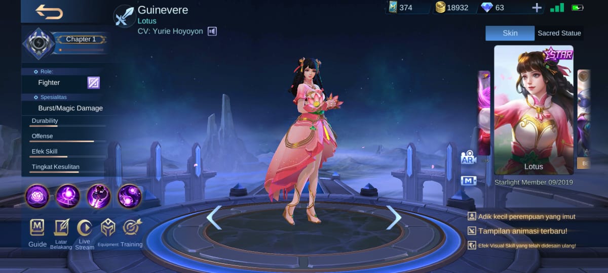 5 mejores pieles Guinevere Mobile Legends (ML)