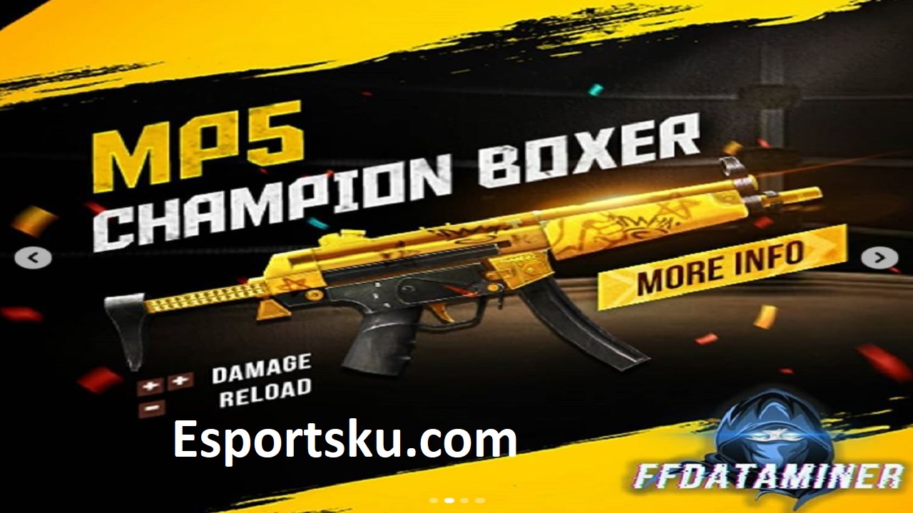 Bocoran Skin MP5 FF Green Lightning Terbaru Free Fire – Esportsku