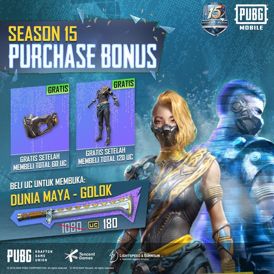 The Bonus From Purchasing Uc In Season 15 Of Pubg Mobile That You Can Get Game News