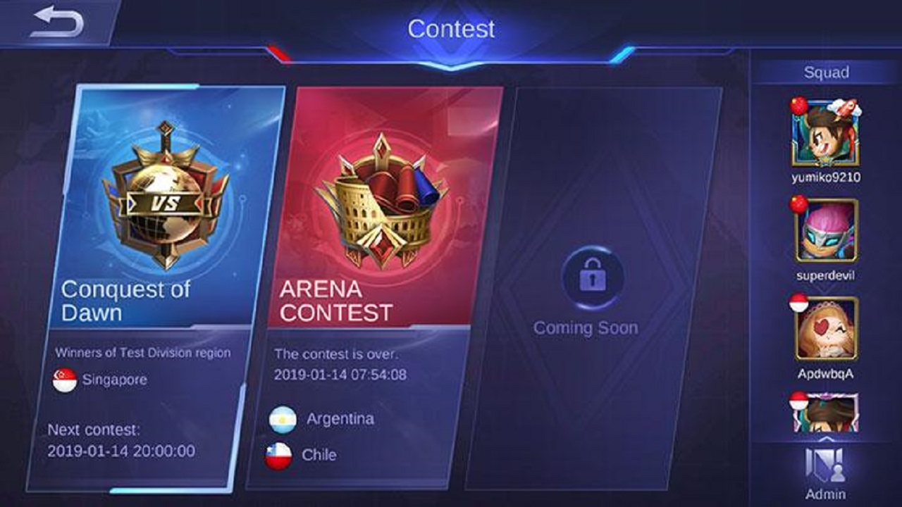 Explicación de la función Conquest of Dawn Mobile Legends (ML)