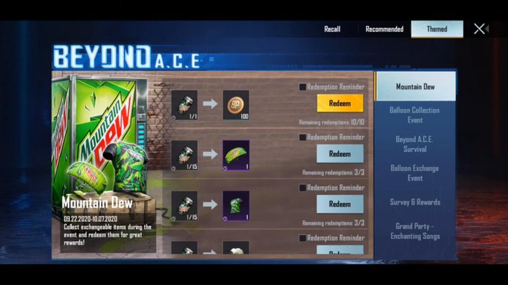 Ada Vending Machine Mountain Dew New Erangel Pubg Mobile Yuk Cobain Esportsku