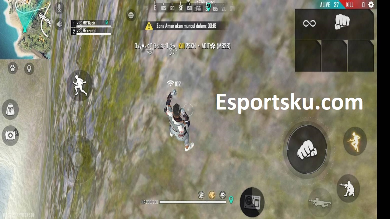 Bug FF Menjadi Seperti Patung Di Free Fire